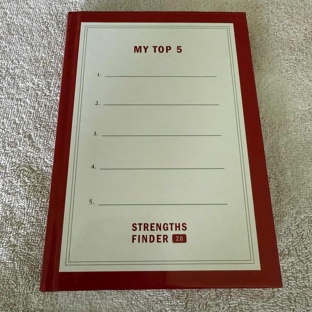StrengthsFinder 2.0 Journal Red